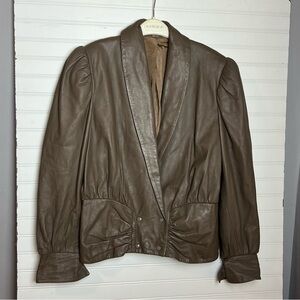 Vintage D.R. Jordan Leather 80’s Jacket Size 40